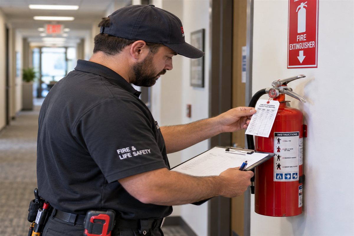 Illustration of fire & life safety service planning
